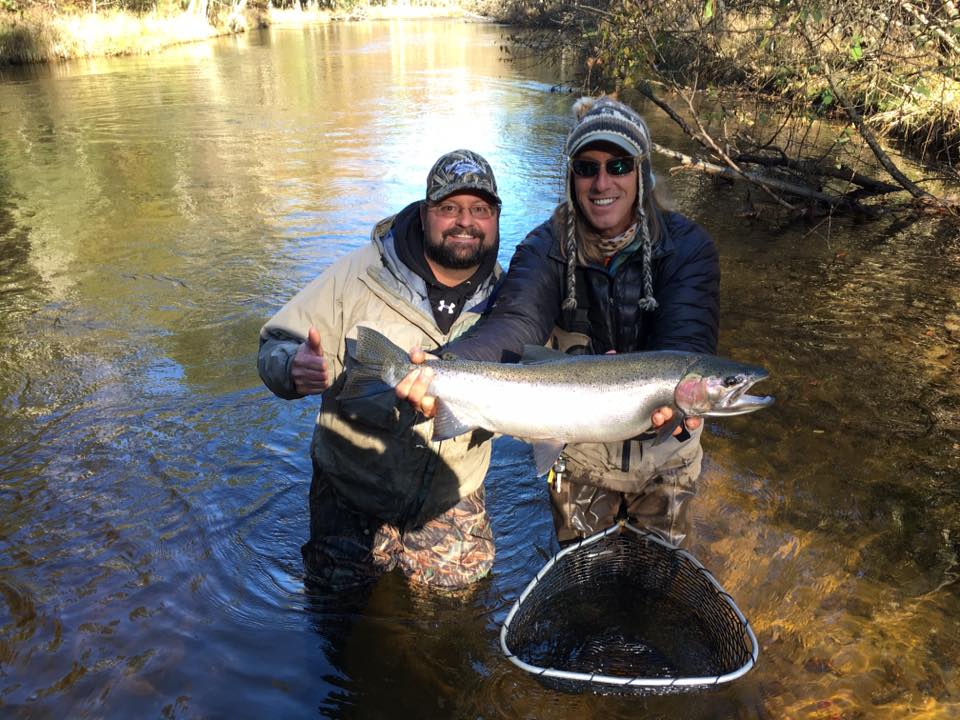 Winter Steelhead Fishing On The Great Big Manistee River Call 231-510-9345 For River Trips
